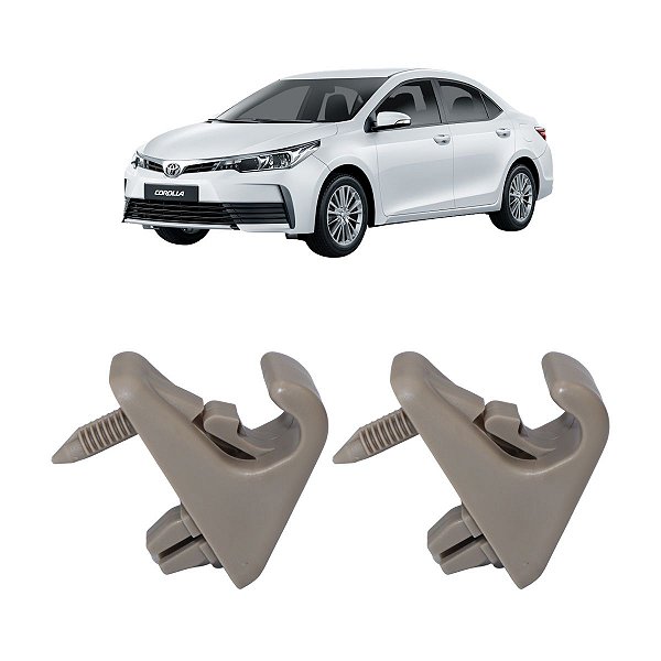 2 Suporte Quebra Sol Corolla 2017 A 2019
