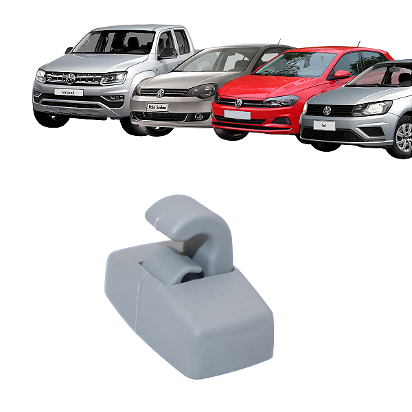 Suporte Presilha Quebra Sol Amarok Gol Polo HB Sedan Saveiro Cinza