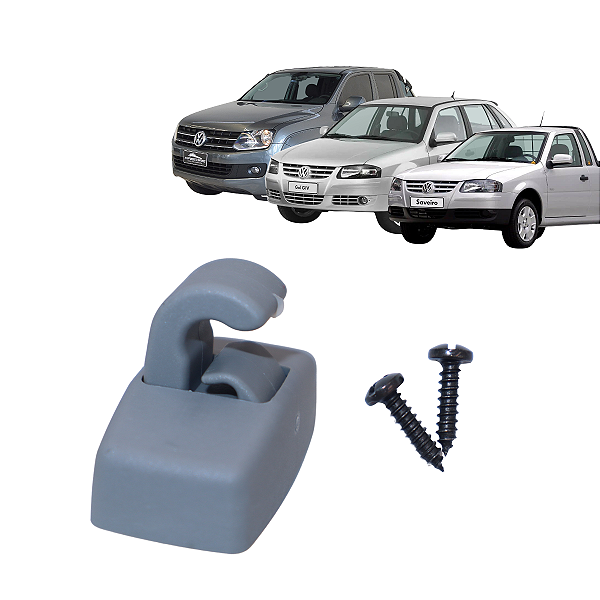 Presilha Do Suporte Quebra Sol Protetor Solar Gol Saveiro Amarok Com Parafuso