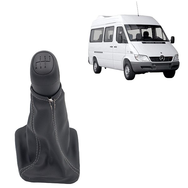 Bola Câmbio Manopla Coifa Sprinter 5M 2003 04 05 06 07 08 09 10 2011