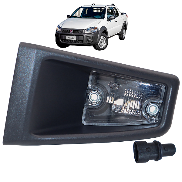 Lanterna Luz de Placa Strada 2004 Até 2019 Com Soquete