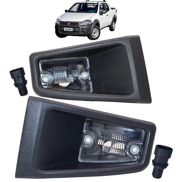 Par Lanterna Luz De Placa Strada 2004 Até 2019 Com Soquete