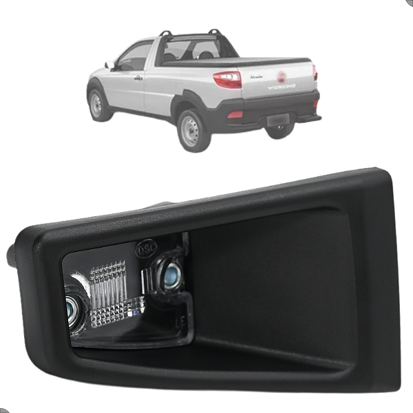 Lanterna De Placa Strada 2004 Até 2019 Sem Soquete Lado Esquerdo