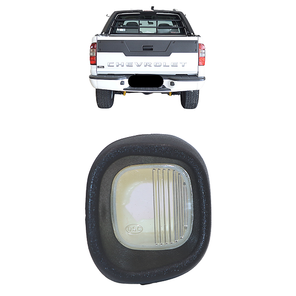 Lanterna Luz De Placa S10 2001 02 03 04 05 06 07 08 09 10 2011 Sem Soquete