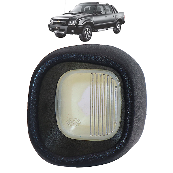 Lanterna Luz De Placa S10 2001 02 03 04 05 06 07 08 09 10 2011 Lado Direito Sem Soquete