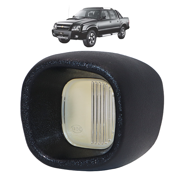 Lanterna Luz Placa S10 2001 02 03 04 05 06 07 08 09 10 2011 Esquerdo Sem Soquete