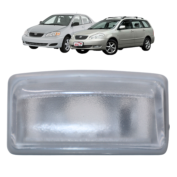 Lanterna Luz De Placa Toyota Fielder Corolla 2003 2004 2005 2006 2007 2008 Sem Soquete