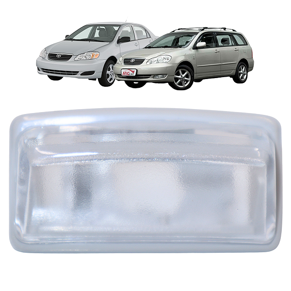 Lanterna Luz Placa Toyota Fielder Corolla 2003 2004 2005 2006 2007 2008 Lado Esquerdo