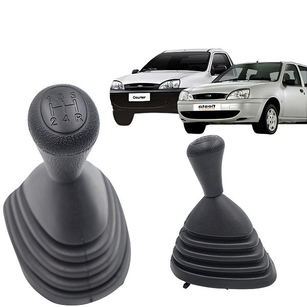 Coifa Manopla De Cambio Fiesta Street 2001 A 2006 Courier 2001 A 2013