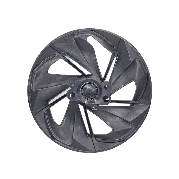 Jogo Calota Esportiva Aro 13 Nitro Prata GM Chevrolet Corsa Classic Onix Meriva Montana Prisma