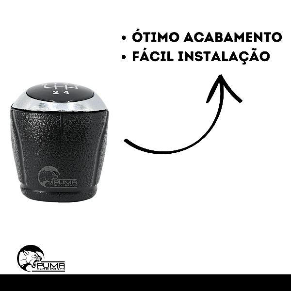 Manopla Câmbio Onix Prisma Cobalt Spin Sonic 2013 2014 2015