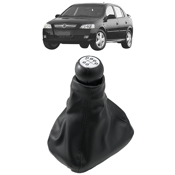 Bola Manopla + Coifa Câmbio Astra Hatch Sedan 1998 A 2008