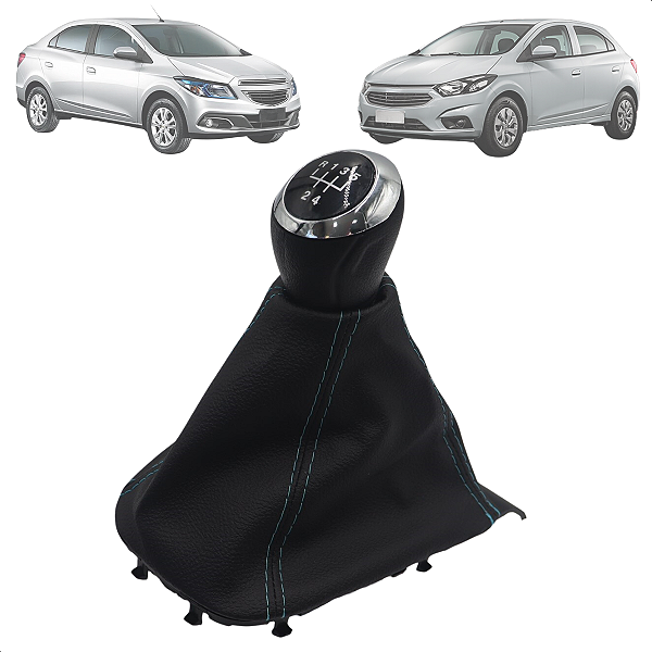 Coifa Manopla Câmbio Onix Prisma 2013 2014 2015 2016 2017 2018 2019