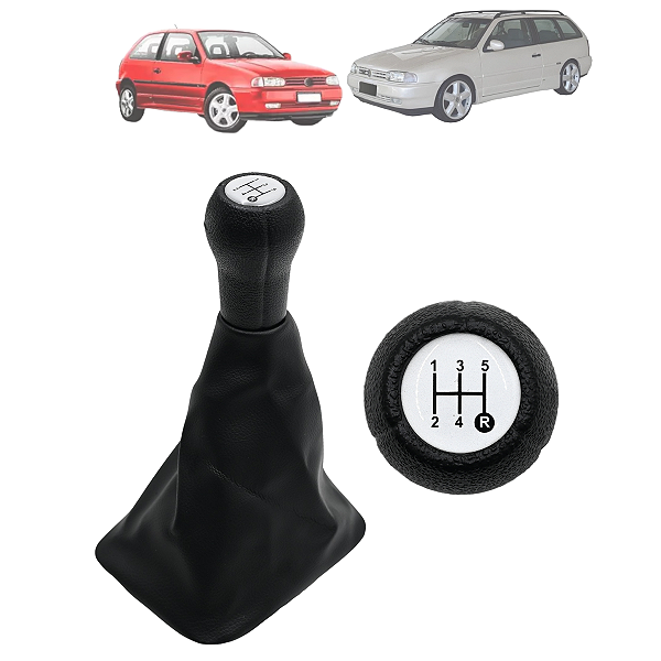 Kit Coifa Câmbio Manopla Gol Parati Saveiro Quadrado