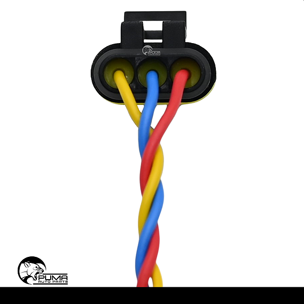 Conector Chicote Plug Bobina Ignição 3 Fios Gm Corsa