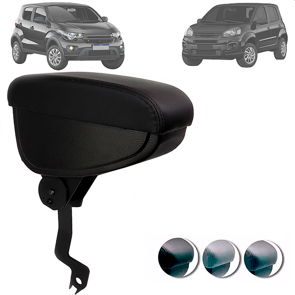 Encosto Descanso Braço Apoio Novo Uno 11 a 20 Mobi 17 a 20 Couro Ecológico Encaixe Cinto