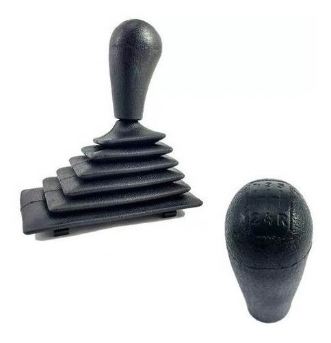 Kit Coifa Manopla Cambio Sanfona Gol Parati Saveiro Quadrado