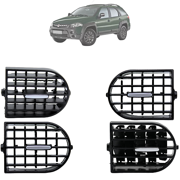 Difusor Saida Do Ar Painel Palio Siena Strada 2013 2014 2015