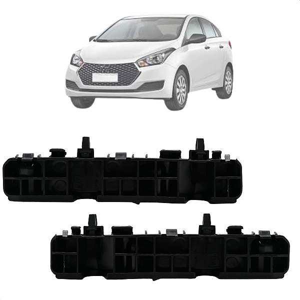 Kit Guia Parachoque Dianteira Hb20 2013 14 15 16 17 18 2019