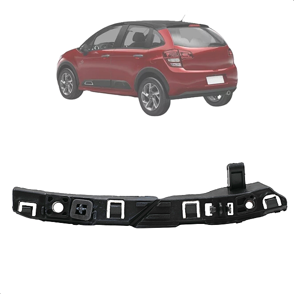 Guia Parachoque Traseiro C3 2013 2014 2015 2016 2017 2018 2019 2020