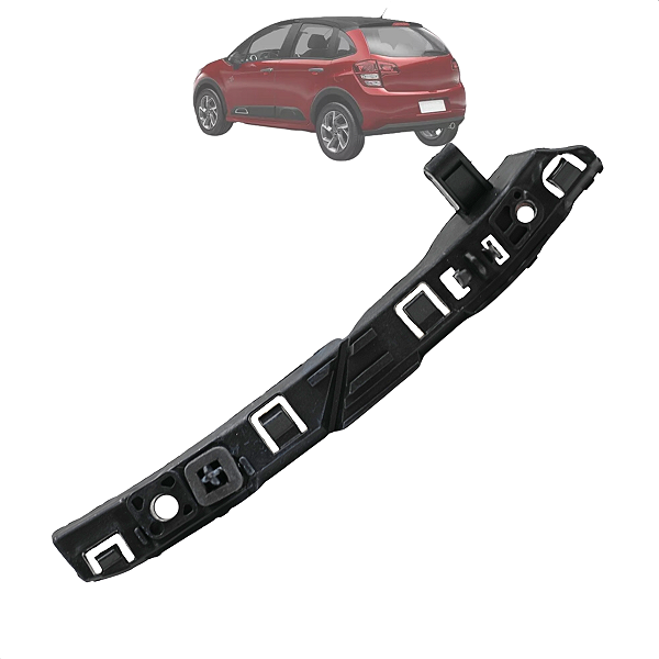 Guia Parachoque Traseiro C3 2013 2014 2015 2016 2017 2018 2019 2020