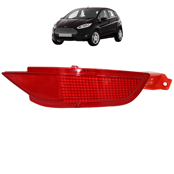 Refletor Parachoque Traseiro New Fiesta 2013 2014 2015