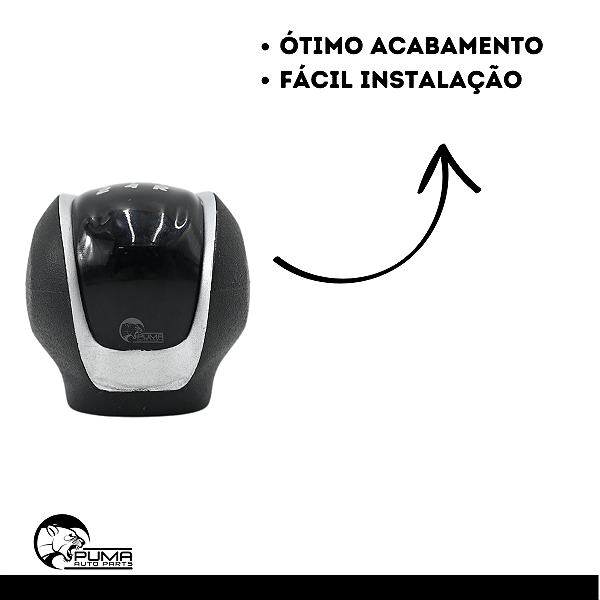 Manopla Bola De Câmbio Argo Cronos 2017 Até 2020 Prata