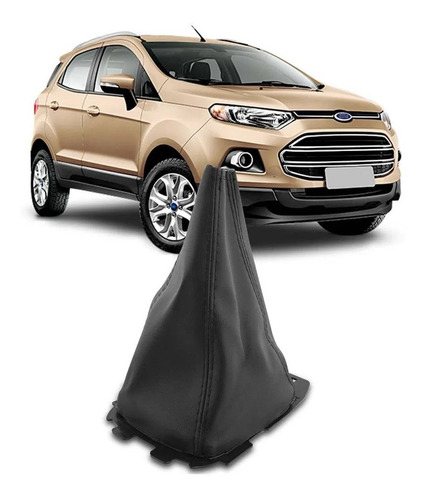 Coifa Câmbio Ford Ecosport 2013 A 2020 Ka 2015 A 2020 Preto