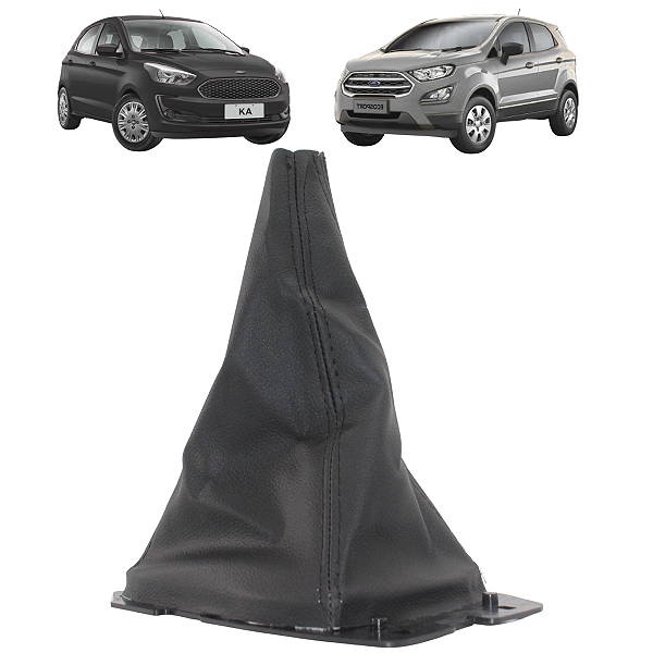 Coifa Câmbio Ford Ecosport 2013 A 2020 Ka 2015 A 2020 Preto
