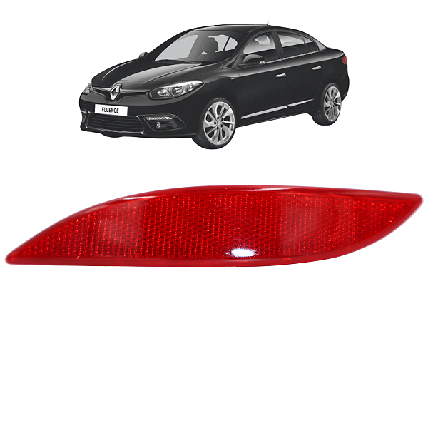 Refletor Olho De Gato Traseiro Fluence 2010 2011 2012 2013 2014 2015 2016 2017