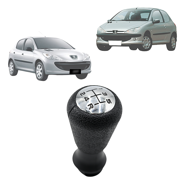 Bola Manopla Câmbio 206 207 307 308 406 C3 C4 Xsara Cromado