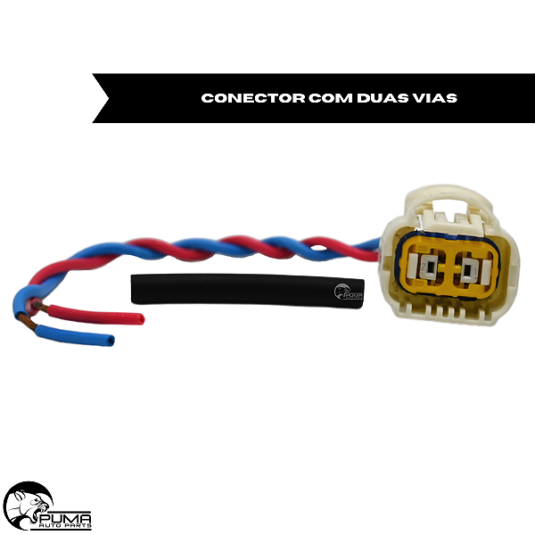 Chicote 2 Vias Lampada H16 Ps24w Farol Milha Peugeot 207 307