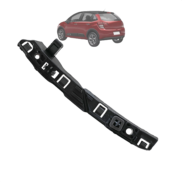 Guia Esquerda Parachoque Traseiro C3 2013 A 2020