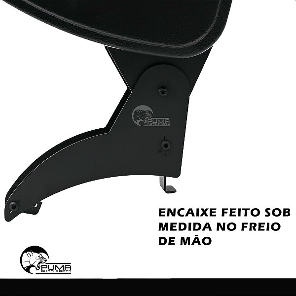Encosto Descanso de Braço Apoio Duster Oroch 2011 Até 2018 Com Porta copos