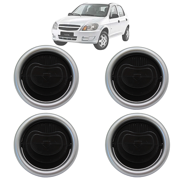 Difusor Saida Ar Celta 2001 2002 2003 2004 2005 2006 Prata