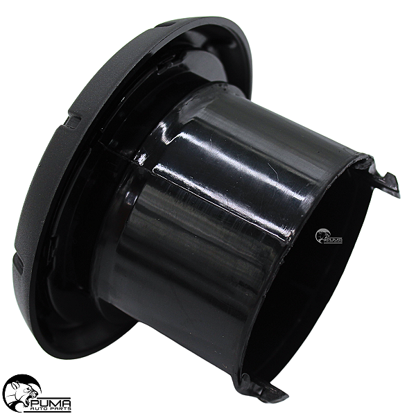 Difusor Saída Ar Painel Ford Ecosport 2008 2009 2010 2011 12 Preto Aro Preto