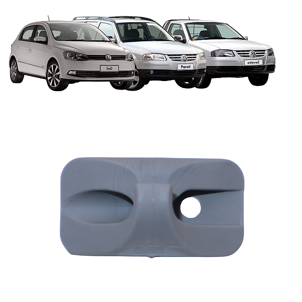 Suporte Presilha Quebra Sol VW Gol 1997 A 2014 Parati 1995 A 2013 Saveiro 1997 A 2010 Cinza