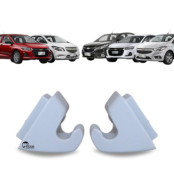 2 Presilha Suporte Quebra Sol Cobalt Cruze Hatch Joy Onix Prisma Cruze Sedan