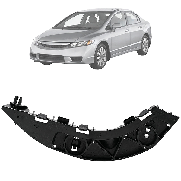 Guia Suporte Para-choque Dianteiro New Civic 2007 2008 2009 2010 2011