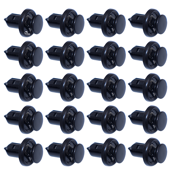 20 Grampo Parachoque Trava Metálica Accord City Civic Crv Fit