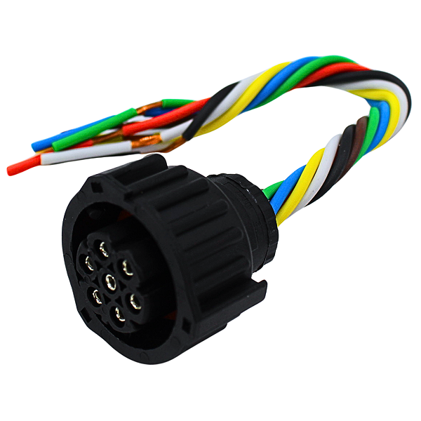 Chicote Plug 7 Lanterna Traseira Scanias Serie 4 Volvo Axor