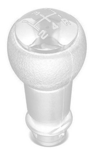 Kit Manopla Coifa do Câmbio Peugeot 206 207 2000 Até 2015 Lente Cromada