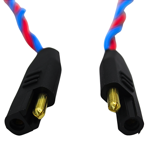 Conector 2 Vias Com Fio 2,5 Mm Chicote Plug Para Caixa