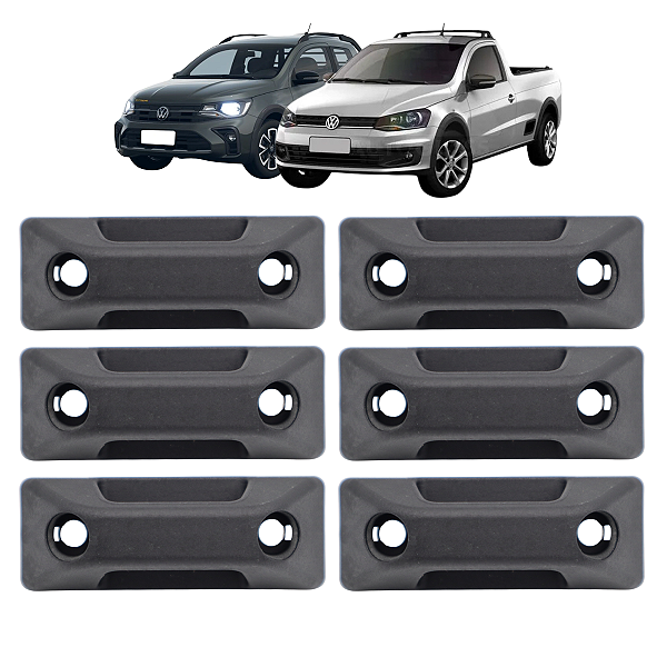 Kit 6 Gancho Caçamba Reforçado Vw Saveiro G5 G6 Carroceria