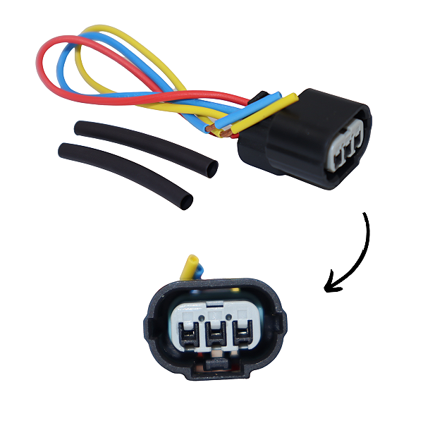 Chicote Conector Plug Sensor Map Honda Crv Civic City Fit