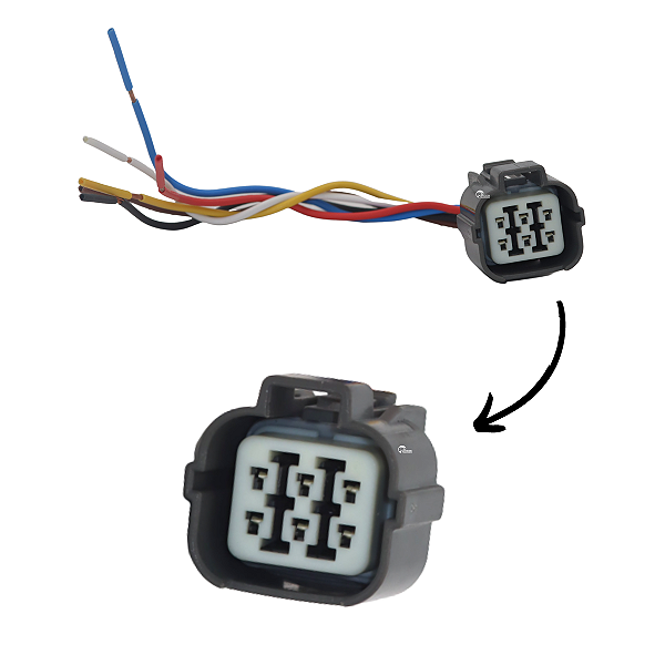 Chicote Plug Conector Bico Injetor Toyota Hilux 3.0 Diesel