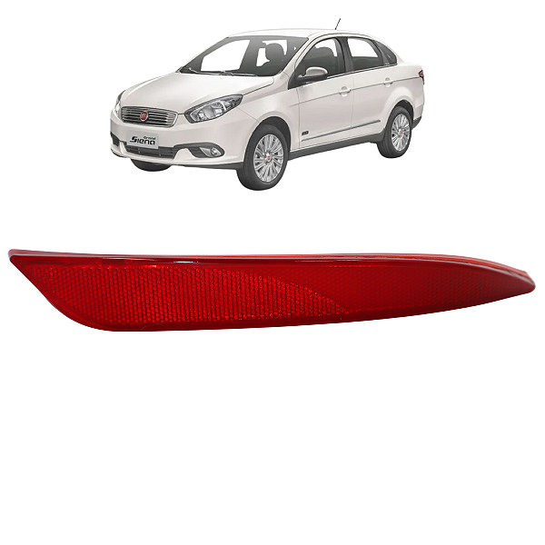 Refletor Olho De Gato do parachoque Traseiro Grand Siena 2012