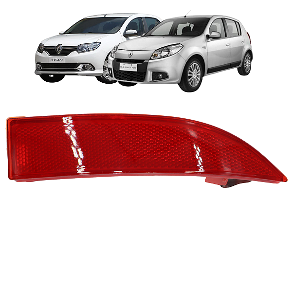 Lente Olho De Gato Traseiro Sandero Logan 2013 2014 2015