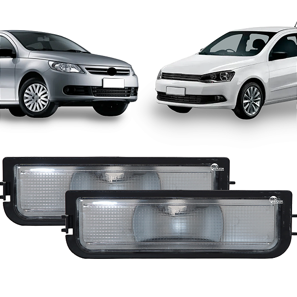 2 Lanterna Luz De Placa Gol G5 Voyage 2009 2010 2011 2012 2013 2014 2015