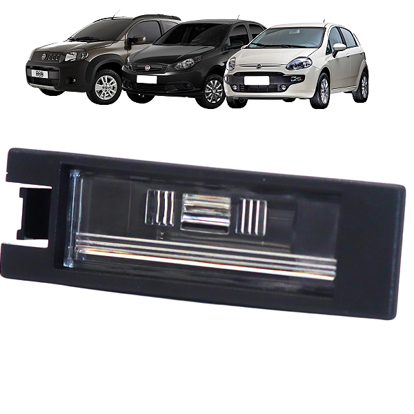 Lanterna Luz De Placa Uno Siena Punto Linea Idea Toro Doblo Palio Sem Soquete